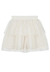 Mayoral Older Girl Tulle Flow Skirt, Off White