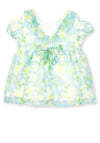 Mayoral Girls Frill Top, Blue Green