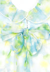 Mayoral Girls Frill Top, Blue Green
