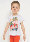 Mayoral Girls Palm Tree T-Shirt and Legging Set, Naranja