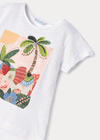 Mayoral Girls Palm Tree T-Shirt and Legging Set, Naranja