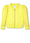 Mayoral Girls Soft Puffer Jacket, Yellow
