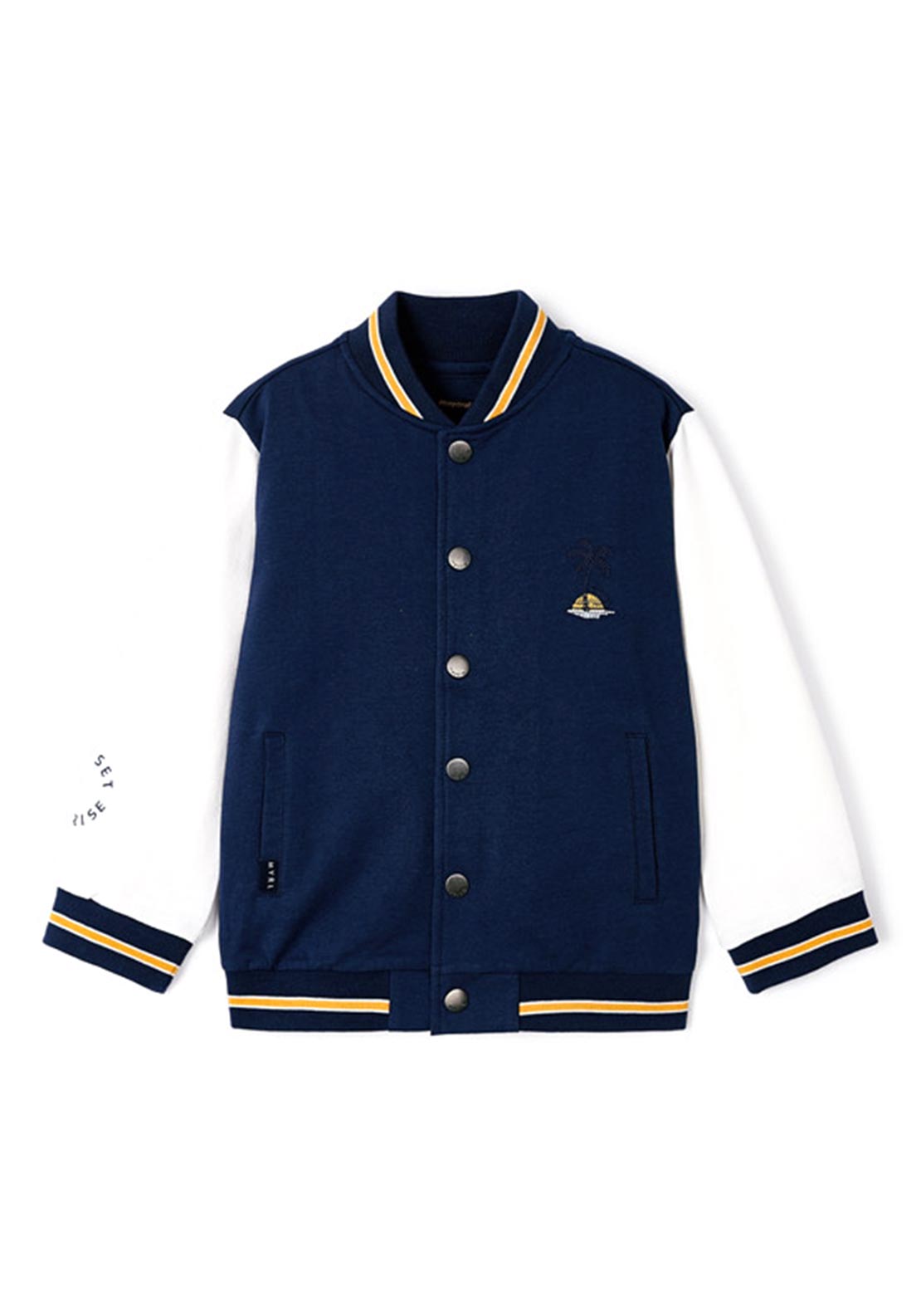 Mayoral Mini Boy Bomber Jacket, Navy