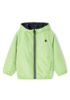 Mayoral Boy Reversible Windbreaker, Lime Green
