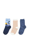 Mayoral Boy 3 Pack Socks, Navy