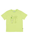 Mayoral Boy Short Sleeve Surf Mood Tee, Lime Green