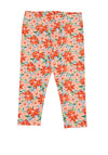 Mayoral Girls Floral Leggings, Melocoton