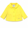 Mayoral Baby Girls Ottoman Jacket, Yellow
