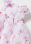 Mayoral Baby Girl Floral Dress, White Multi