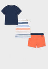 Mayoral Baby Boys Surf Print Three Piece Set, Multi
