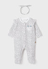 Mayoral Baby Girl Pair of Bodysuits Gift Box, Mint Multi