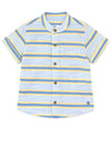 Mayoral Baby Boys Stripe Cotton Shirt, Blue