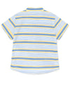 Mayoral Baby Boys Stripe Cotton Shirt, Blue