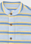 Mayoral Baby Boys Stripe Cotton Shirt, Blue