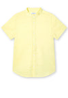 Mayoral Boys Grandad Collar Shirt, Yellow
