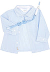 Mayoral Baby Boys Shirt and Bow Tie, Blue