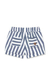 Mayoral Baby Girls Stripe Shorts, Blue