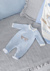 Mayoral Baby Boy Bodysuit Gift Box, Baby Blue