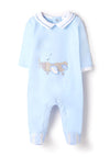 Mayoral Baby Boy Bodysuit Gift Box, Baby Blue