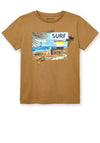 Mayoral Boys Surf T-Shirt, Brown