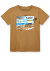 Mayoral Boys Surf T-Shirt, Brown