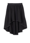Mayoral Girls Tailed Skirt, Black