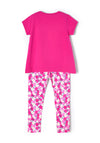 Mayoral Girls Tee & Leggings Set, Pink