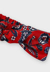 Mayoral Girls Paisley Print T-Shirt & Headband Set, White Multi