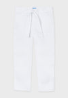 Mayoral Girls Dress Trousers, White