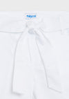 Mayoral Girls Dress Trousers, White