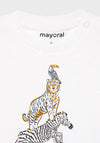 Mayoral Baby Boys Friendship Print T-Shirt, White