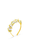 Mayoral Floral Hairband, Yellow