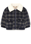 Mayoral Baby Boys Lumberjack Style Jacket, Navy Multi