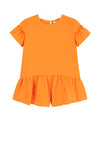 Mayoral Girls Frilled Playsuit, Orange