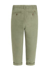 Mayoral Boys Woven Cotton Trousers, Green