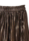 Mayoral Pleated Metallic Culottes, Brown