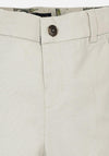 Mayoral Boys Tailored Linen Chino Trousers, Taupe