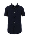 Mayoral Boys Dot Print Shirt, Navy