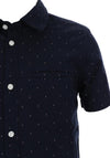 Mayoral Boys Dot Print Shirt, Navy