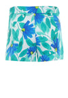 Mayoral Girls Leaf Floral Shorts, Green