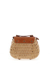 Zen Collection Woven Cross Body Grab Bag, Taupe