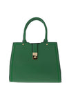 Zen Collection 3 in 1 Textured Faux Leather Satchel Bags & Purse, Green