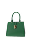 Zen Collection 3 in 1 Textured Faux Leather Satchel Bags & Purse, Green