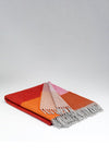 McNutt of Donegal Desert Sunset Large Throw, Orange Multi