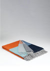 McNutt of Donegal  Ocean Sunset Large Cashmere Lambswool Throw