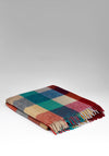 McNutt of Donegal Urban Block Pattern Large Alpaca Throw