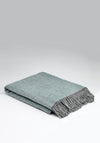 McNutt of Donegal Cosy Aqua Throw, Aqua