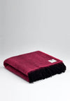 McNutt of Donegal Supersoft Rosebud Fringed Throw