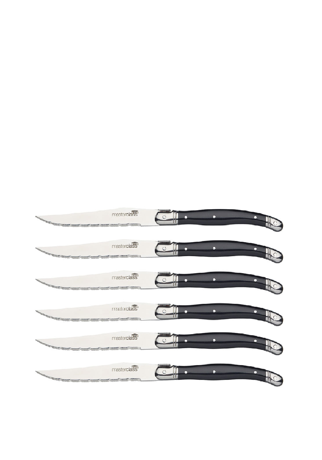 Masterclass by Kitchen Craft 6 Piece Deluxe Steak Knife Set