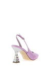 Menbur Pointed Toe Embellished Heel Shoes, Lilac